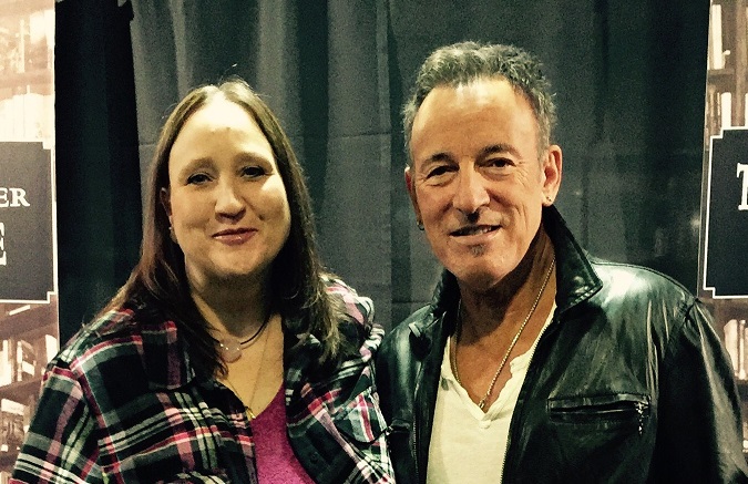 Mrs. Wilkerson with THE Boss, Mr. Bruce Springsteen!